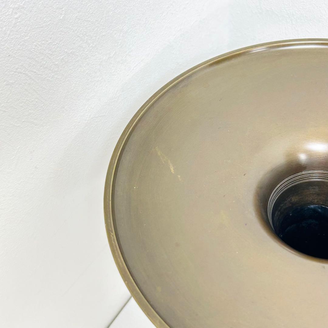 池坊 花器 銅製薄端 唐銅 立華 遊環 草月 双耳遊鐶 銅花器 花入 - メルカリ