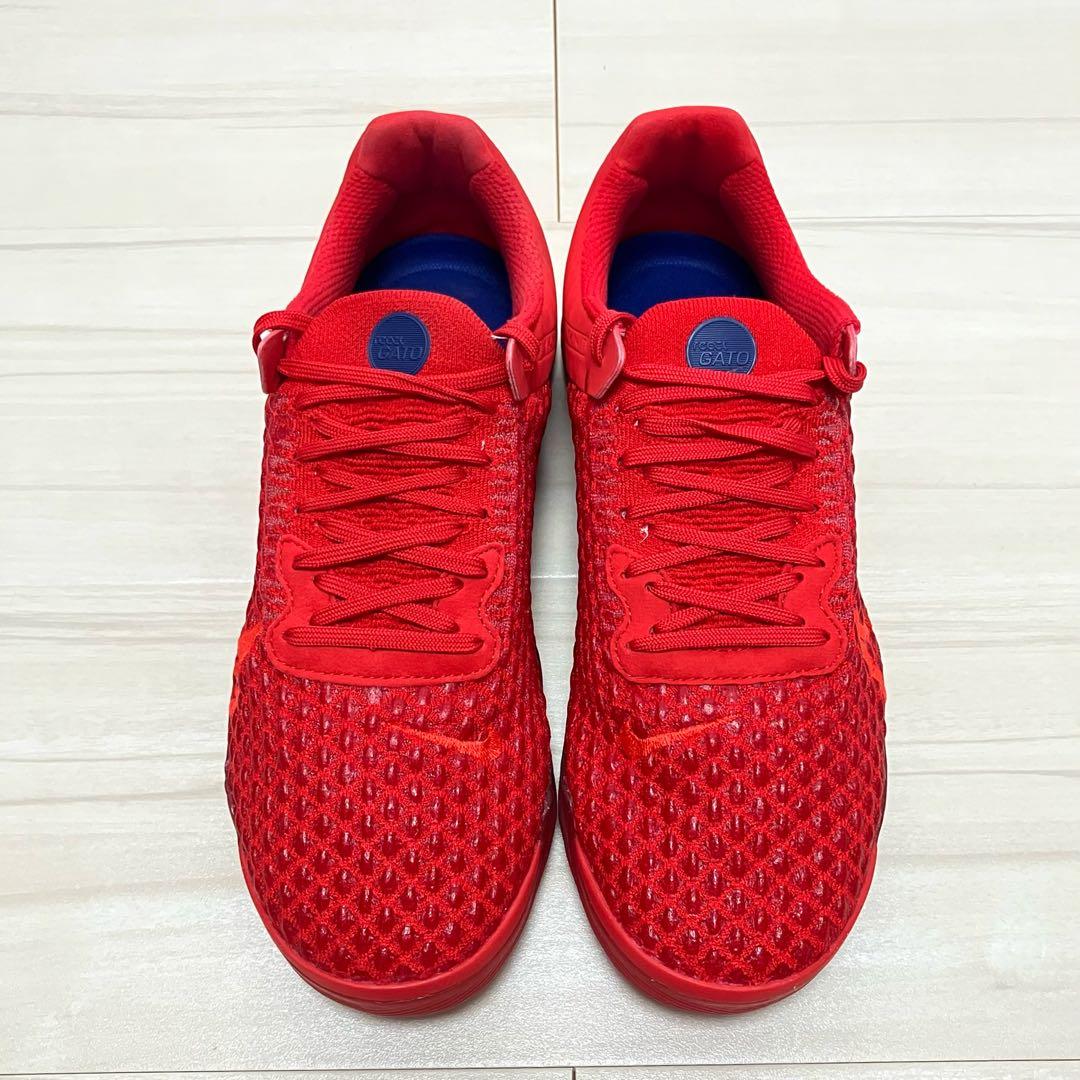NIKE ナイキ リアクト ガト 25.5 赤 / ファントムGX ティエンポ - メルカリ