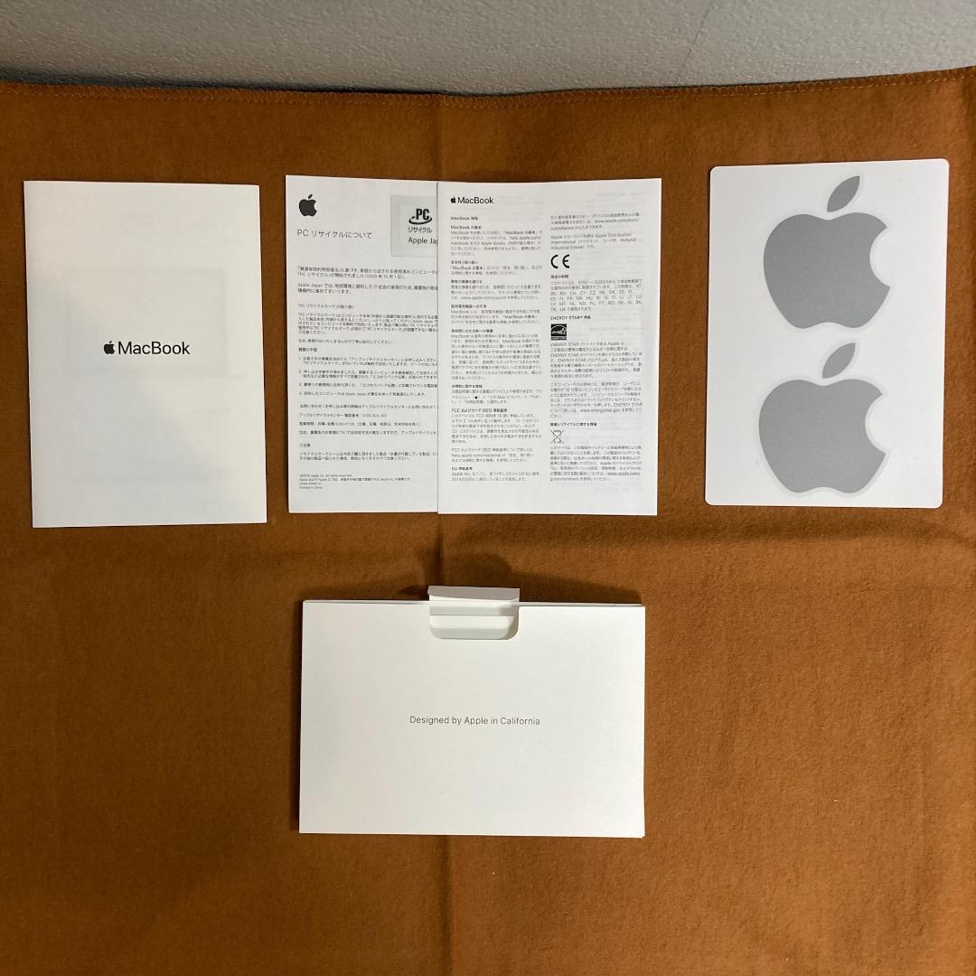 美品】MacBook 12インチ 2017（充電回数75回）+レザースリーブ - メルカリ