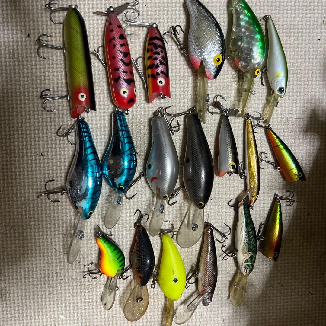 オールドルアー20個セット 訳有 ルアー セット バス釣り ハードルアー 20個 Y12wkl20 バス釣り