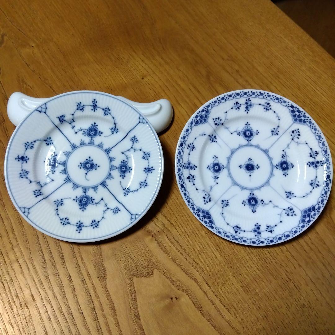 骨董品1889-1922年製；ロイヤルコペンハーゲン，ブルーフルーテッド