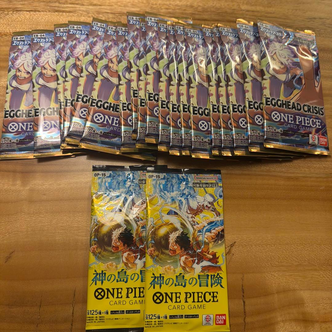 ワンピースカード サーチ済み 未開封 21パック - メルカリ