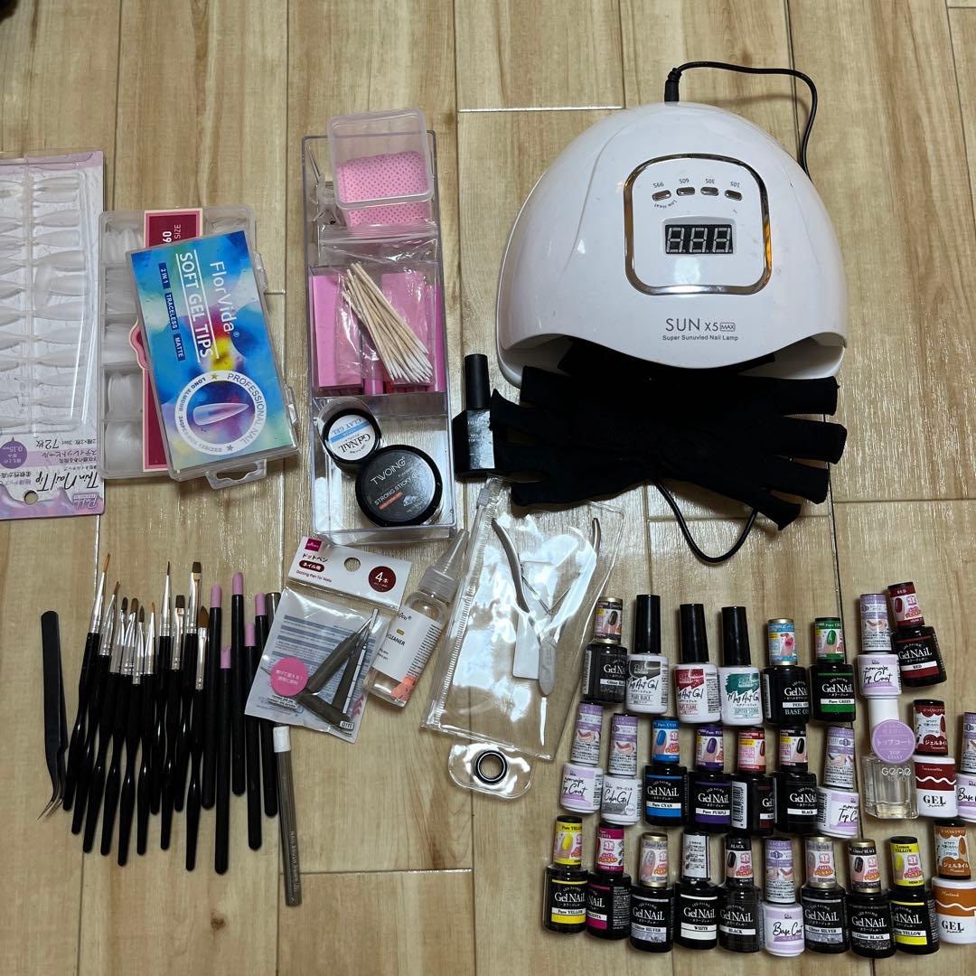 セルフネイル一式セット　ジェルネイル 楽天市場】セルフネイル 初めての ジェルネイル 超初心者用 ワン