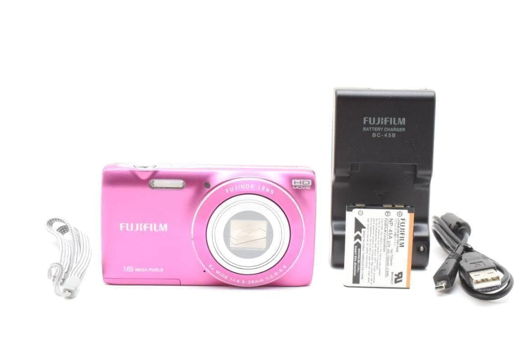 極美品 FUJIFILM FinePix JZ250 ピンク ＃A434 - メルカリ