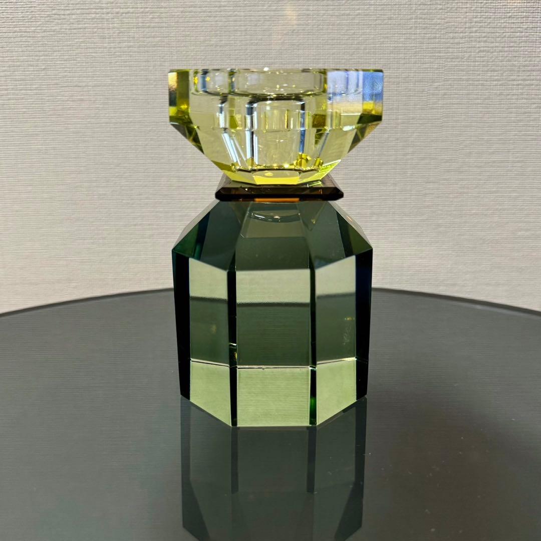 クリスタルガラス 八角形キャンドルホルダー ボーコンセプト - メルカリ