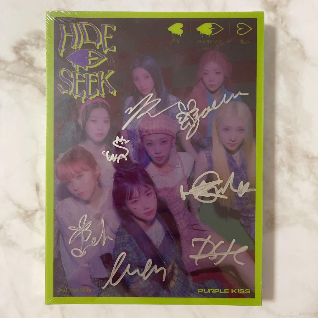 PURPLE KISS パープルキス　サイン入り ミニアルバム　未開封 Purple Kiss 1st Single Album Festa Autographed Signed CD