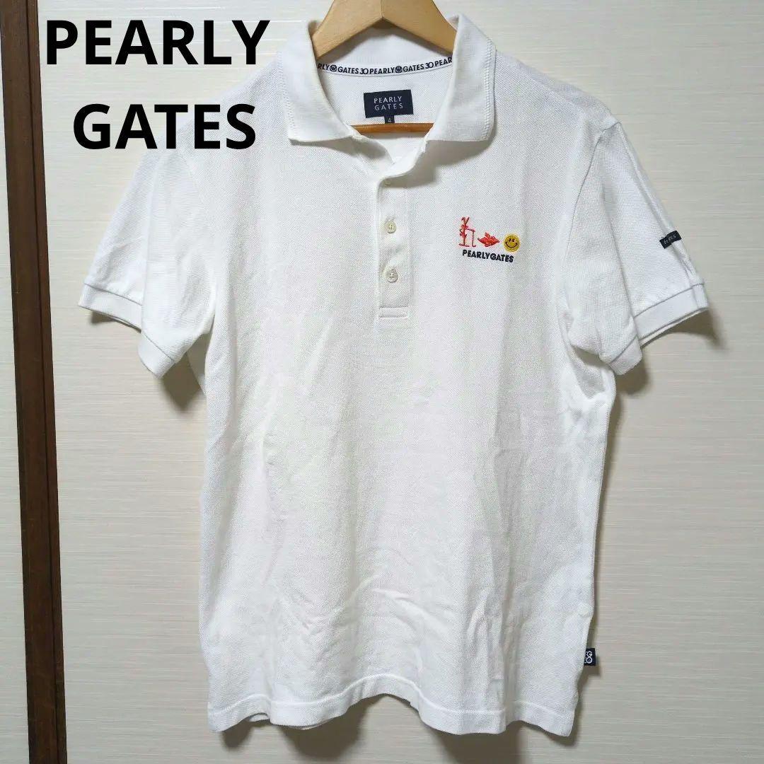パーリーゲイツ ポロシャツ M サイズ4 30周年 ニコちゃんマーク - メルカリ