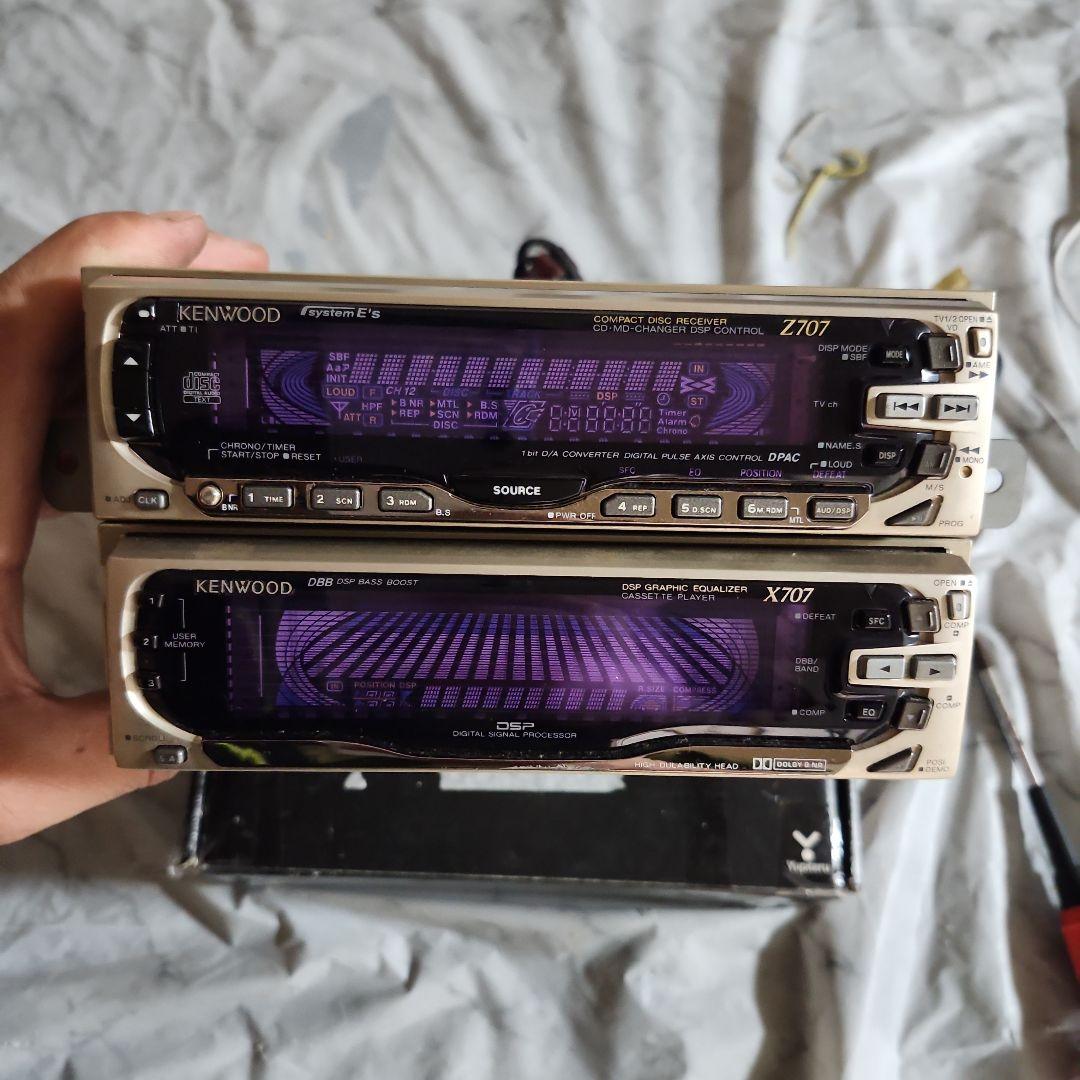 KENWOOD Z707 CDレシーバー & X707 イコライザー - メルカリ