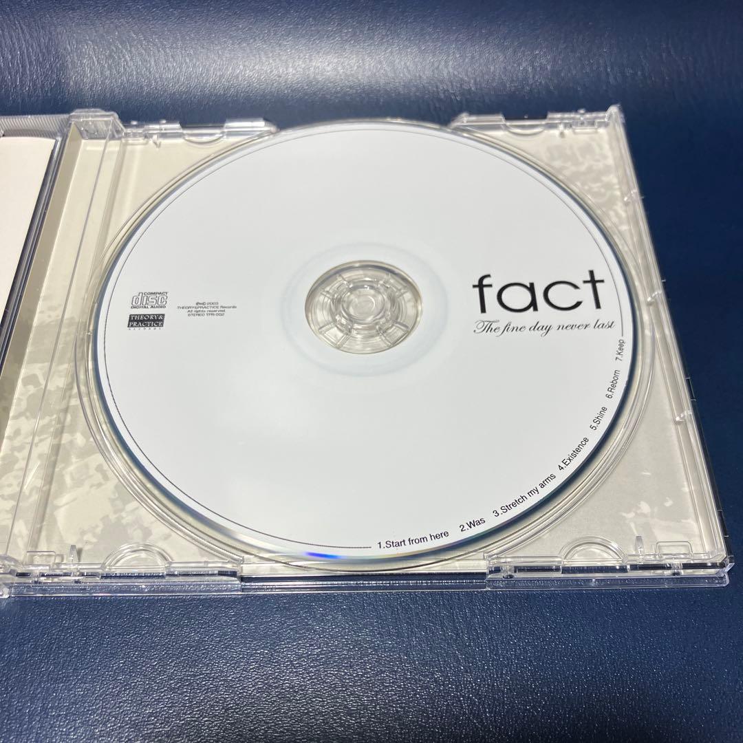 □[廃盤] FACT アルバムCD「The fine day never - メルカリ