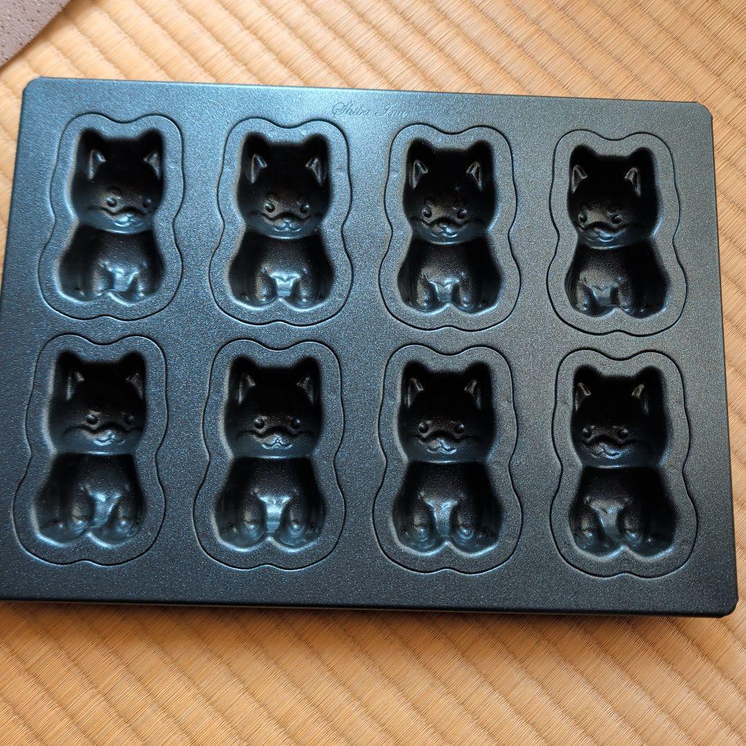 松永製作所 MBテフロン加工 柴犬のわん吉天板 ８P 松永製作所 メタリックテフロン付柴犬のわん吉天板 8P | 松永製作所の