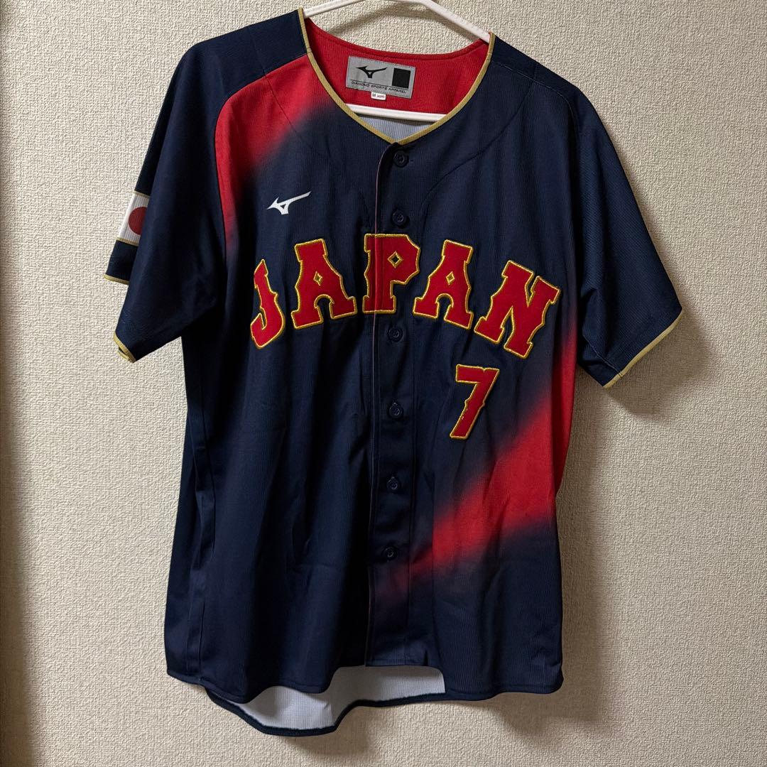 侍ジャパン WBC レプリカユニフォーム ビジター 佐藤輝明 Mサイズ