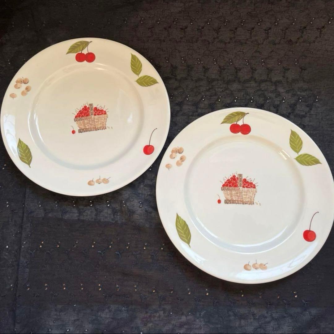 ジョンソンブラザーズ チェリーズ さくらんぼ 大皿 2枚 - メルカリ
