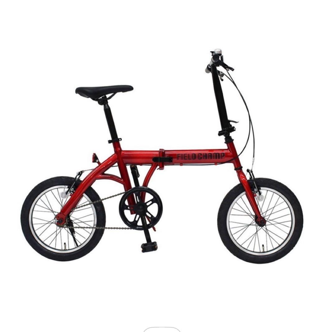FIELD CHAMP 16インチ折りたたみ自転車 MG-FCP16RD レッド ミムゴ FIELD CHAMP 折畳み自転車 16インチ レッド 折りたたみ自転車