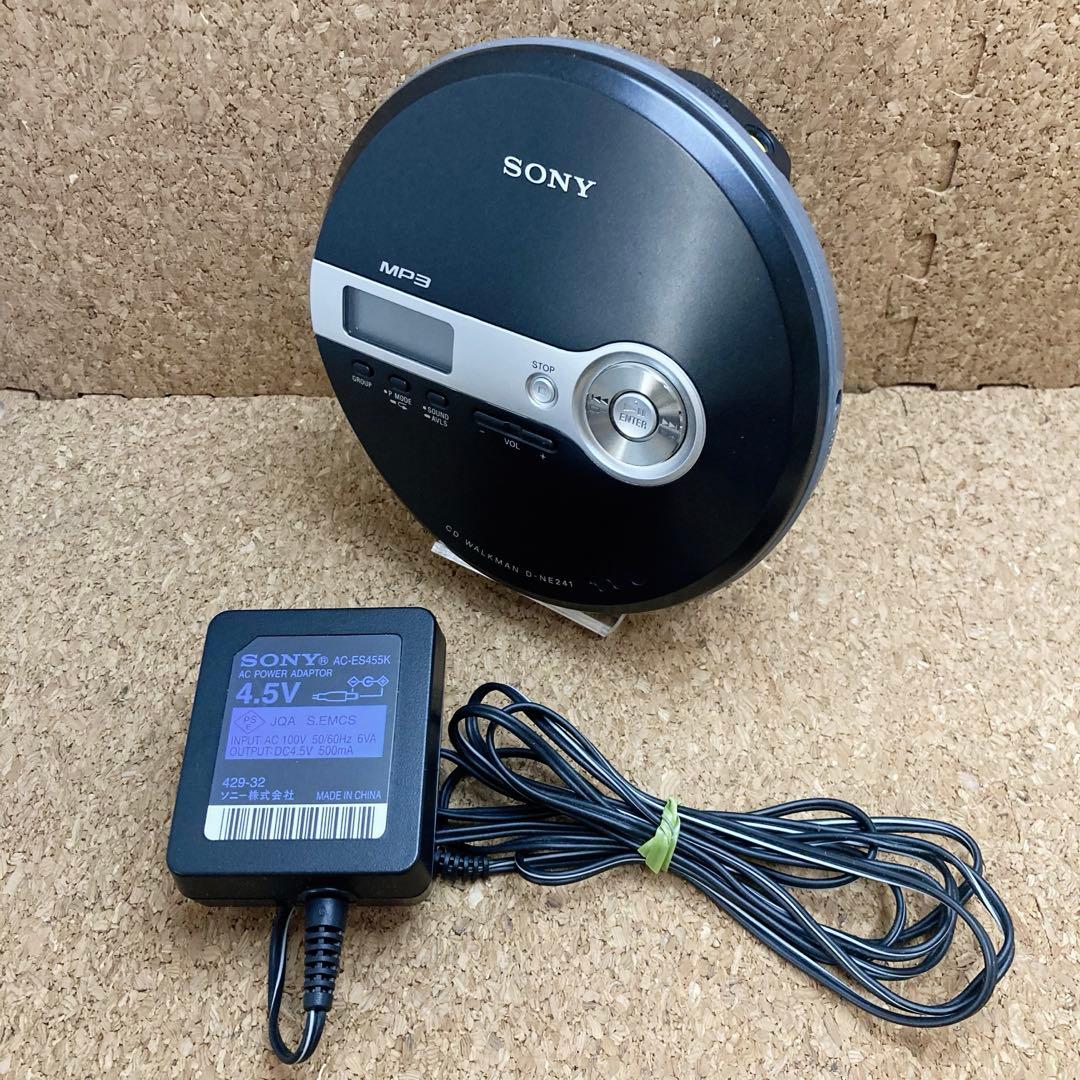 SONY CDウォークマン D-NE241 ブラック D-NE241/B ソニー、9,980円のCDウォークマン「D-NE241」 - 価格.com
