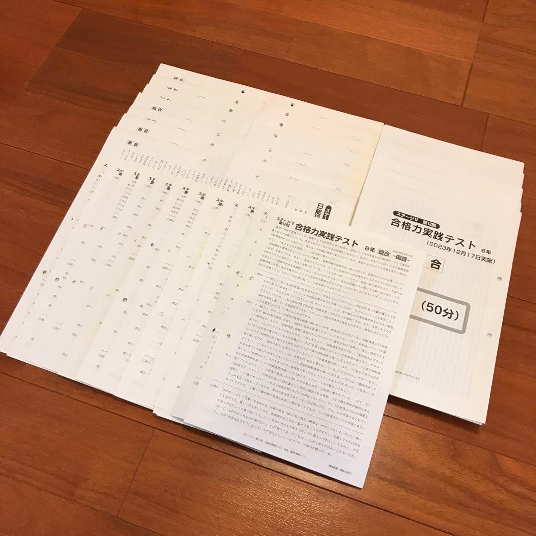 日能研 2023年度 6年生 1年分テスト フルセット - メルカリ