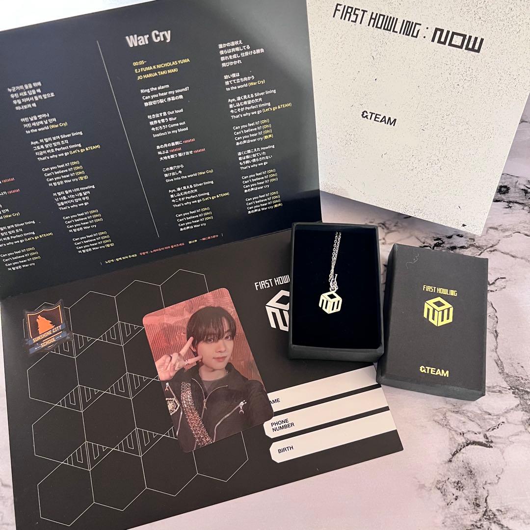 &TEAM ウィジュ EJ サノク トレカ ネックレス now war cry - メルカリ