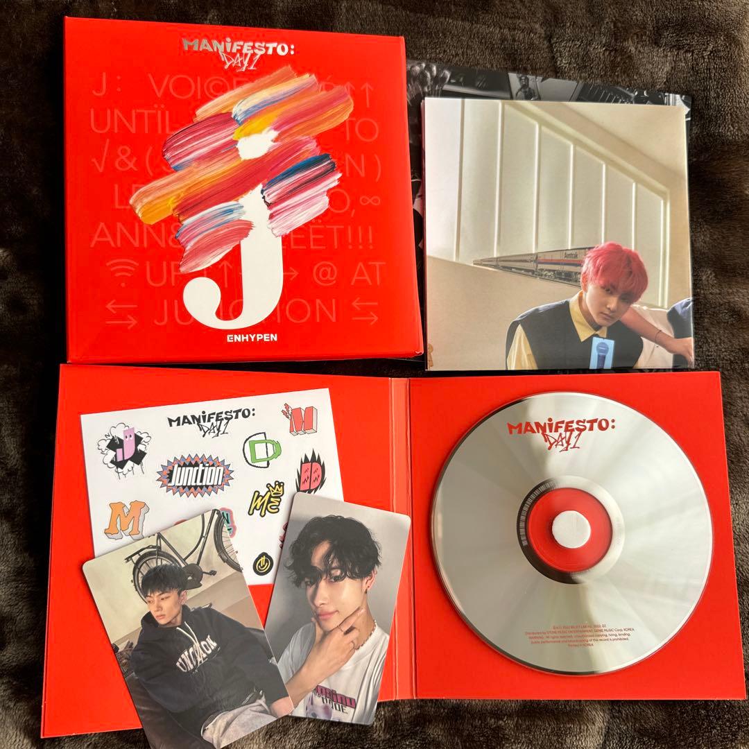 ENHYPEN MANIFESTO: DAY 1 CD ニキ&ジェイトレカ付き！ - メルカリ