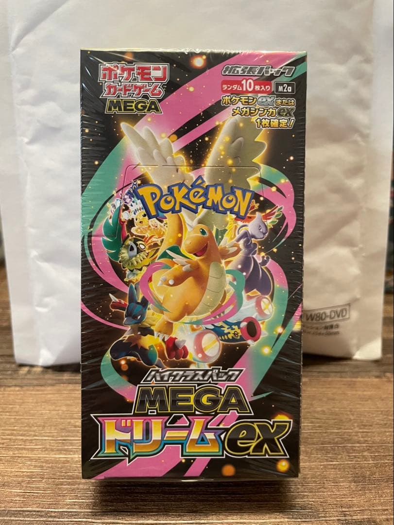 ポケモンカード MEGAドリームex シュリンク付き 未開封box 512d2191f46f2bdc8a02c576a93493