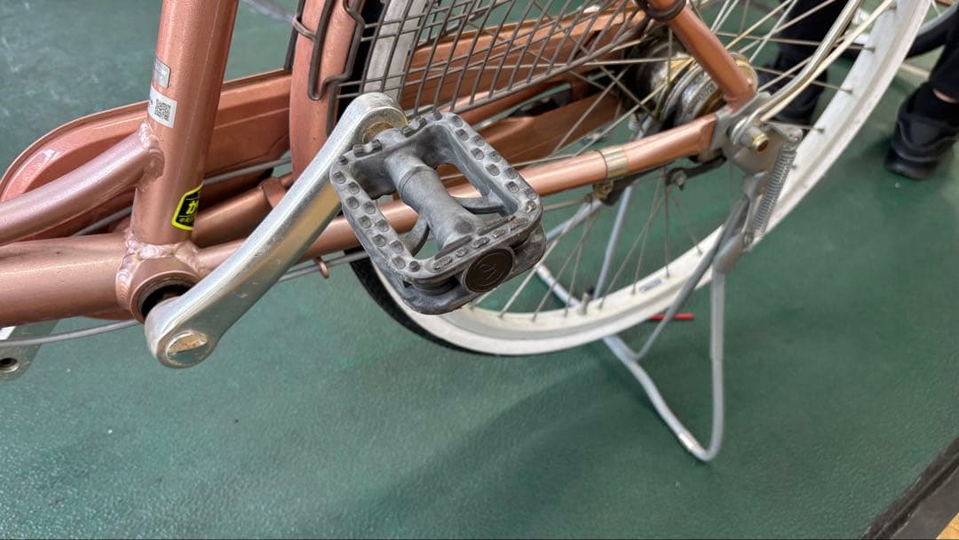 訳アリ ブリヂストン ママチャリ シティサイクル ピンク 24インチ 3段