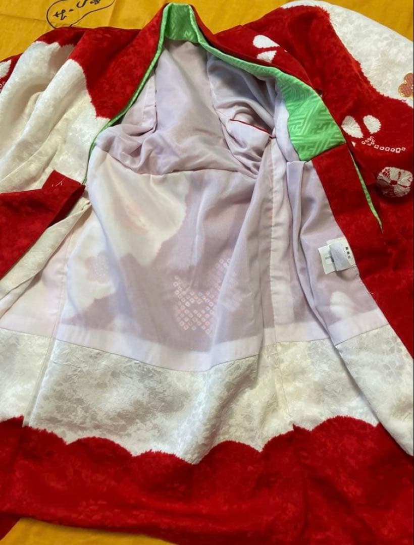 定価10以上高級絞り刺繍七五三着物 3歳被布長襦袢草履鞄髪飾り