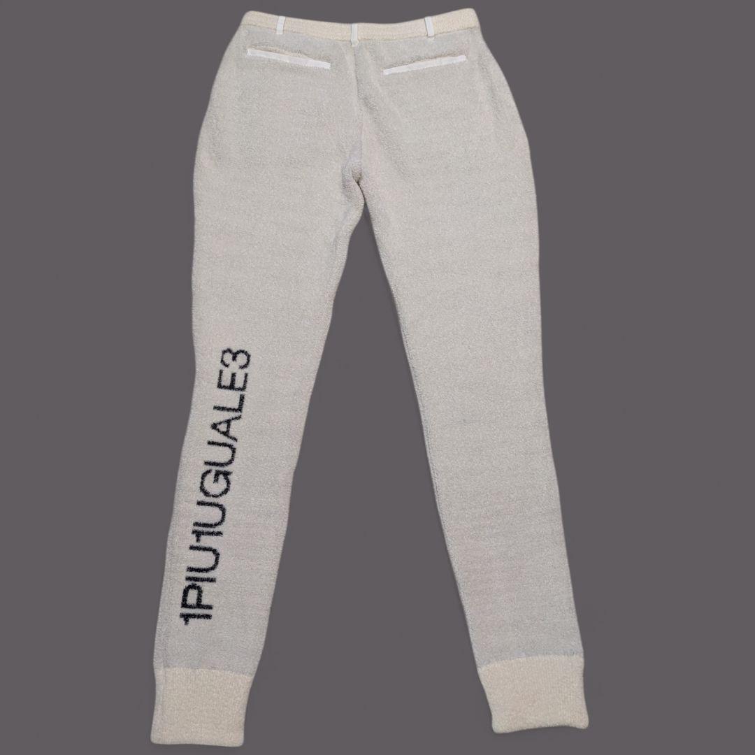 美品】1PIU1UGUALE3 GOLF×戸賀敬城 シャギーリブパンツ XL