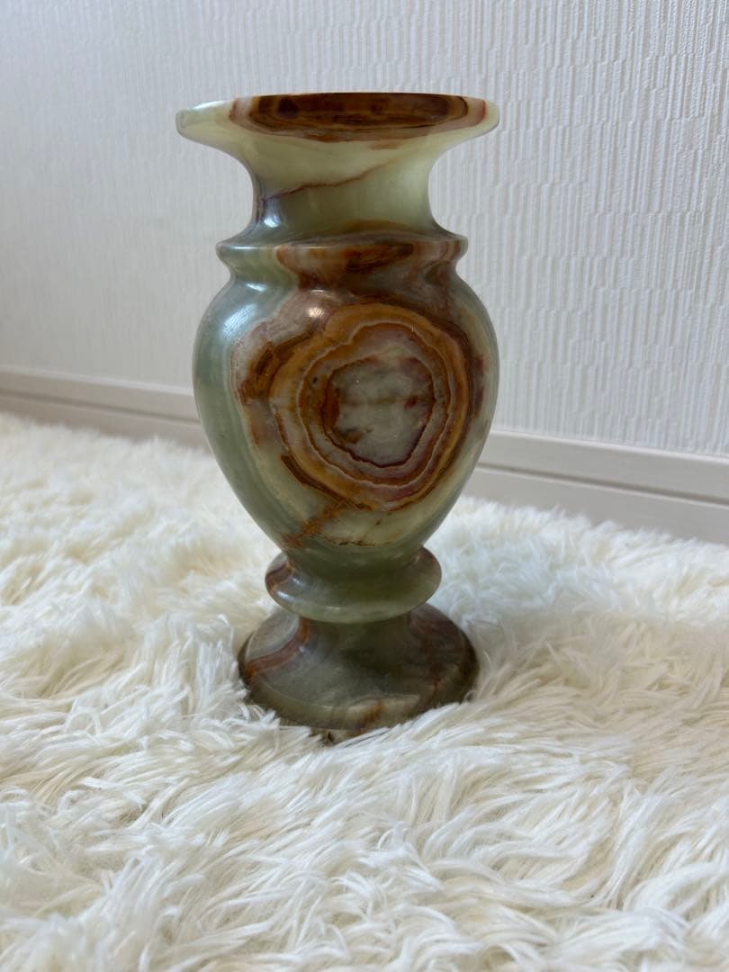 大理石 花瓶 壺 オニキス オニックス - メルカリ