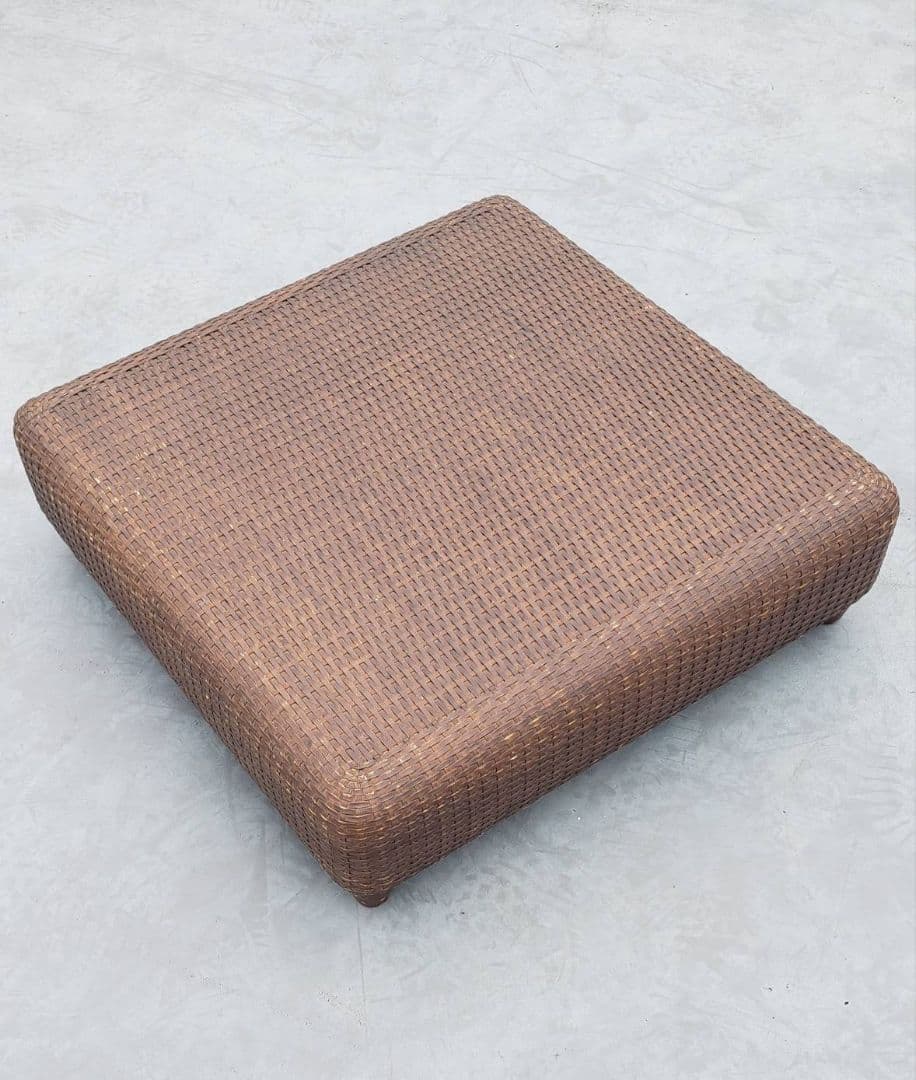 革編み込み　スツール 楽天市場】【メーカー直送品】インド綿 スツール/オットマン 丸型