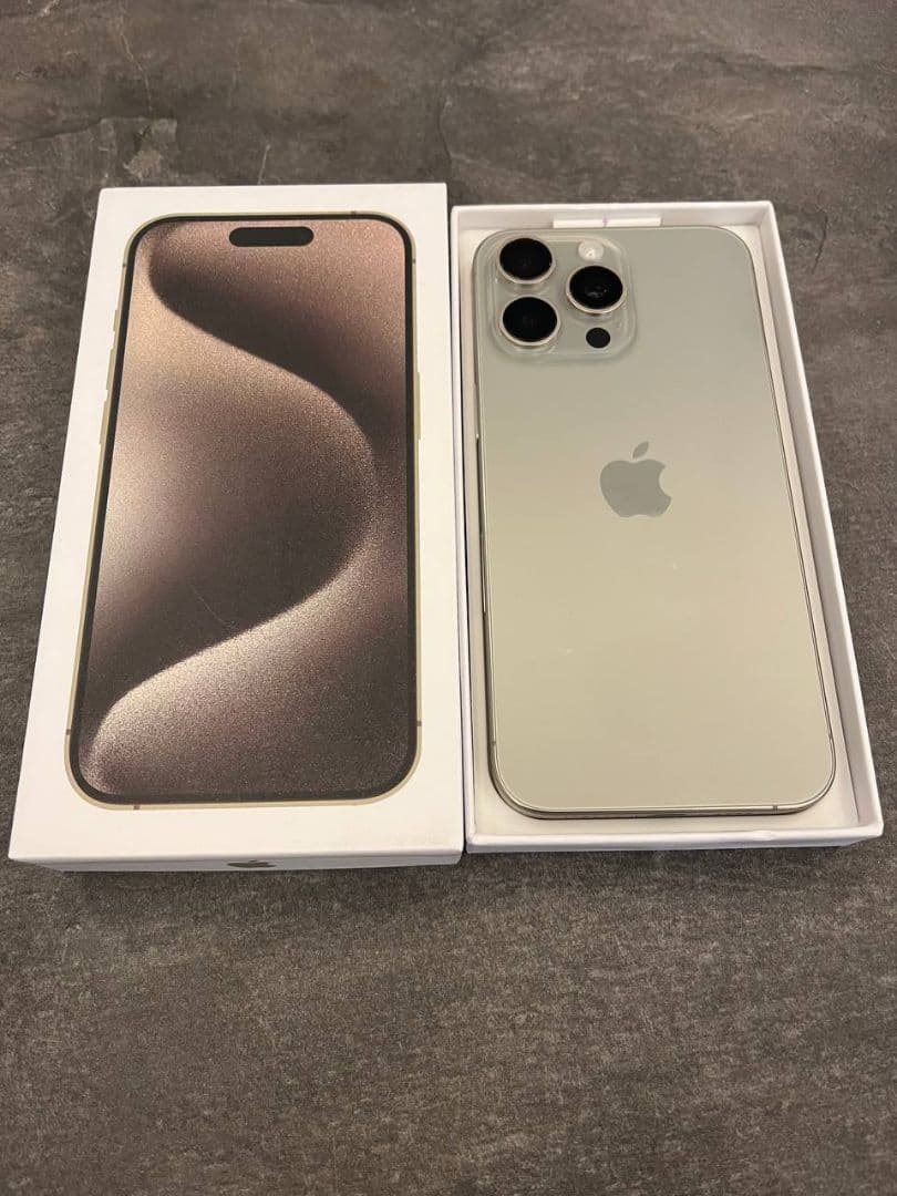 当日発送【美品】iPhone15promax 256GB ナチュラルチタニウム 新古品 iPhone15 Pro Max 256GB ナチュラルチタニウム SIMフリー 本体
