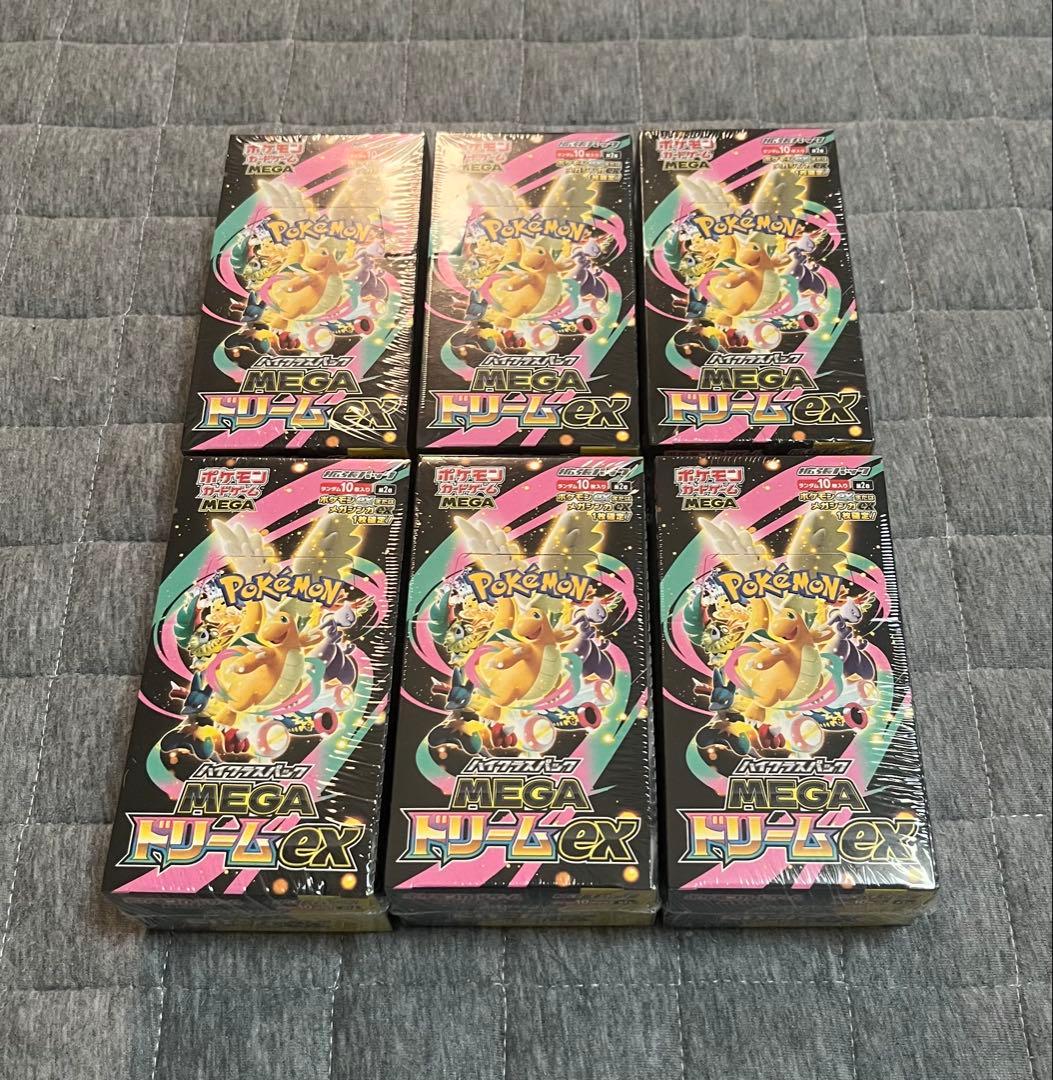 ポケモンカードゲーム megaドリームEX 6box シュリンク付き - メルカリ