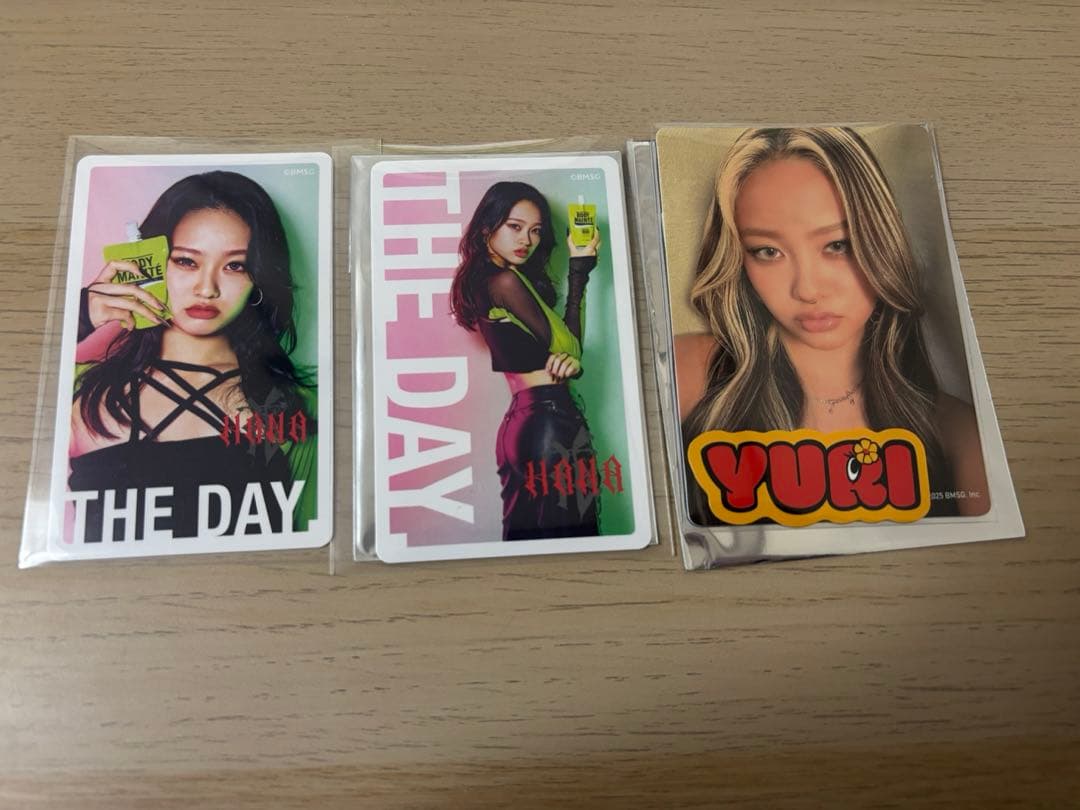 HANA ユリ ファンミ トレカ 3点セット - メルカリ