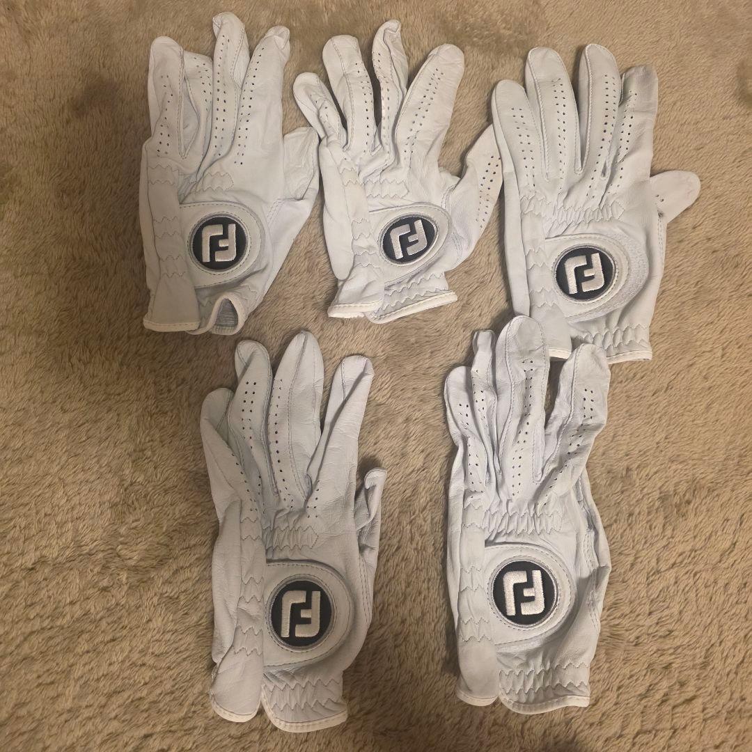 FJ ゴルフグローブ、ピュアタッチ 5個セット ツアープロ支給品 MEN'S ピュアタッチ - FootJoy Japan