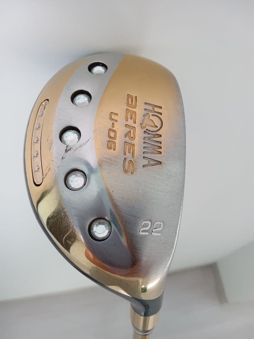 ホンマ ユティリティ BERES U06 5✩ 5番25度、4番22度 BERES 本間ゴルフ (ホンマ/HONMA) ベレス U-06 ユーティリティ 右用