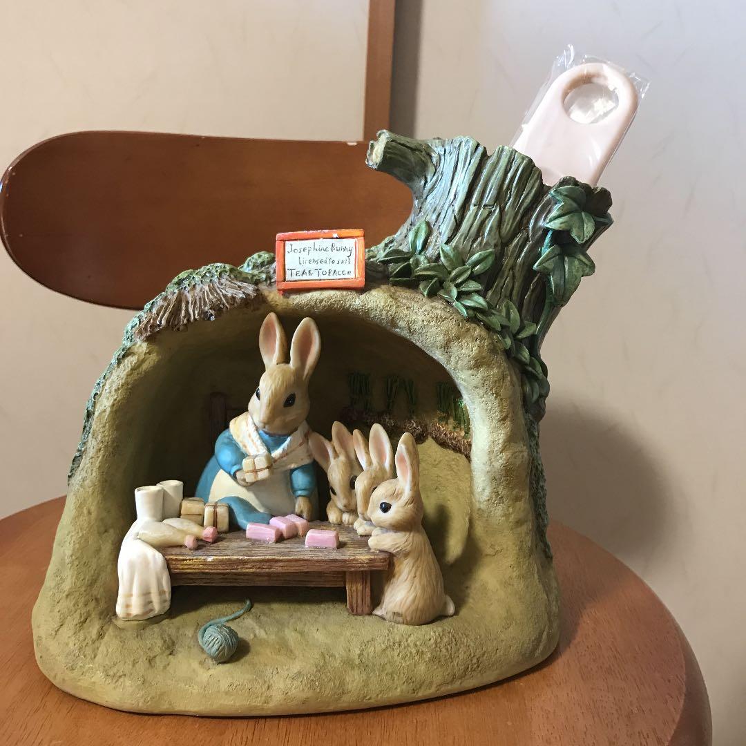 レア‼️ ピーターラビット　フィギュリン　靴べら入れ　シューホンホルダー レア‼️ ピーターラビット フィギュリン 靴べら入れ シューホン