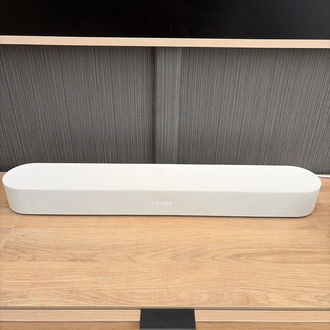 美品 Sonos サウンドバー SONOS Beam Gen1 ホワイト - メルカリ