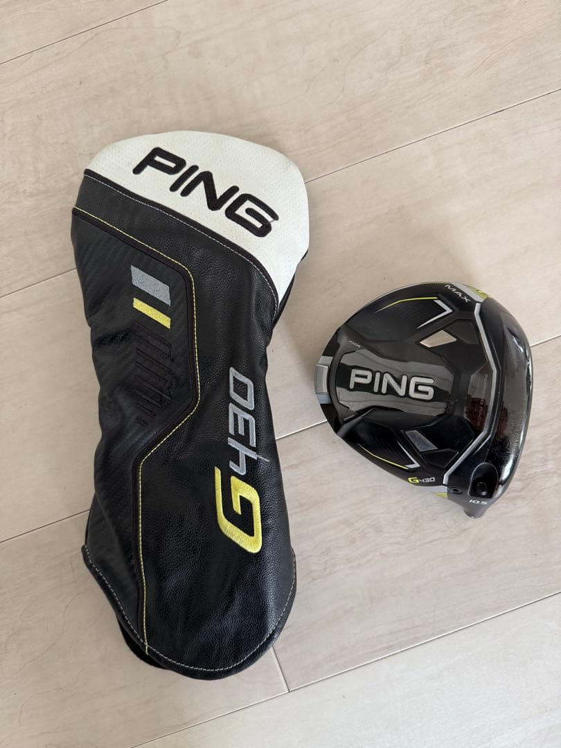 PING G430 10.5 HLドライバー ヘッドカバー付き - メルカリ
