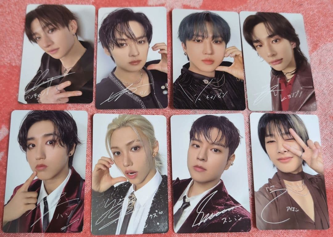 straykids xmas popup トレカ　8枚コンプ　特典 Stray Kids JAPAN XMAS POPUP STORE 2024 Official Purchase Benefits