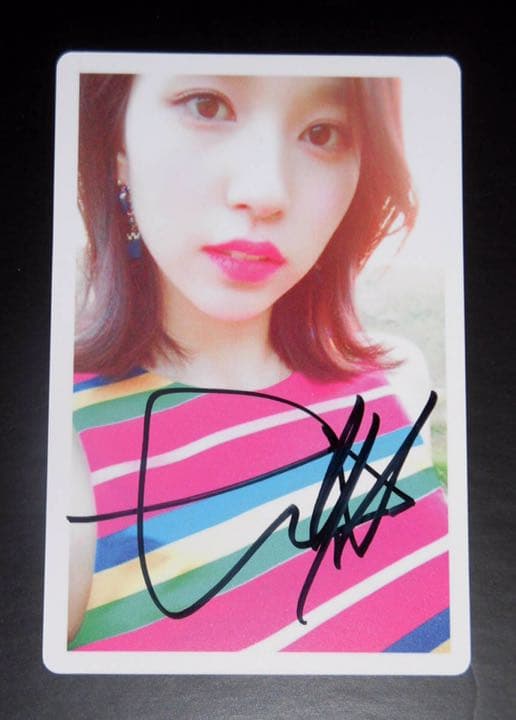 twice ミナ 直筆サイン トレカ - メルカリ