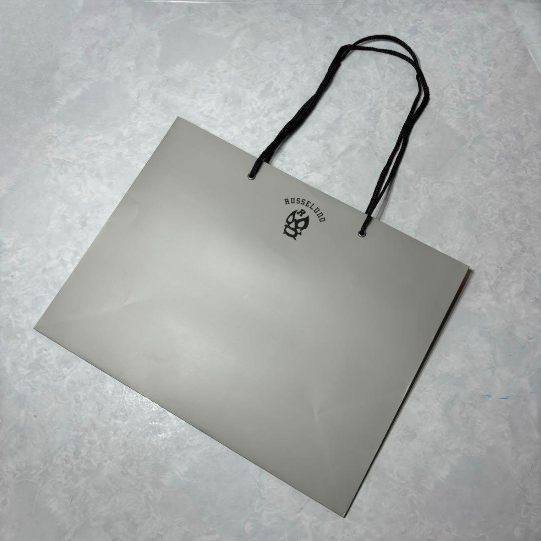 ラッセルノ ゴルフ クルーネック P.O スプレー ペイズリー ホワイト