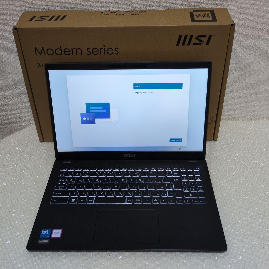 MSI ノートPC Modern-15-H-C2RMG-5929JP Modern 15 H C2RM