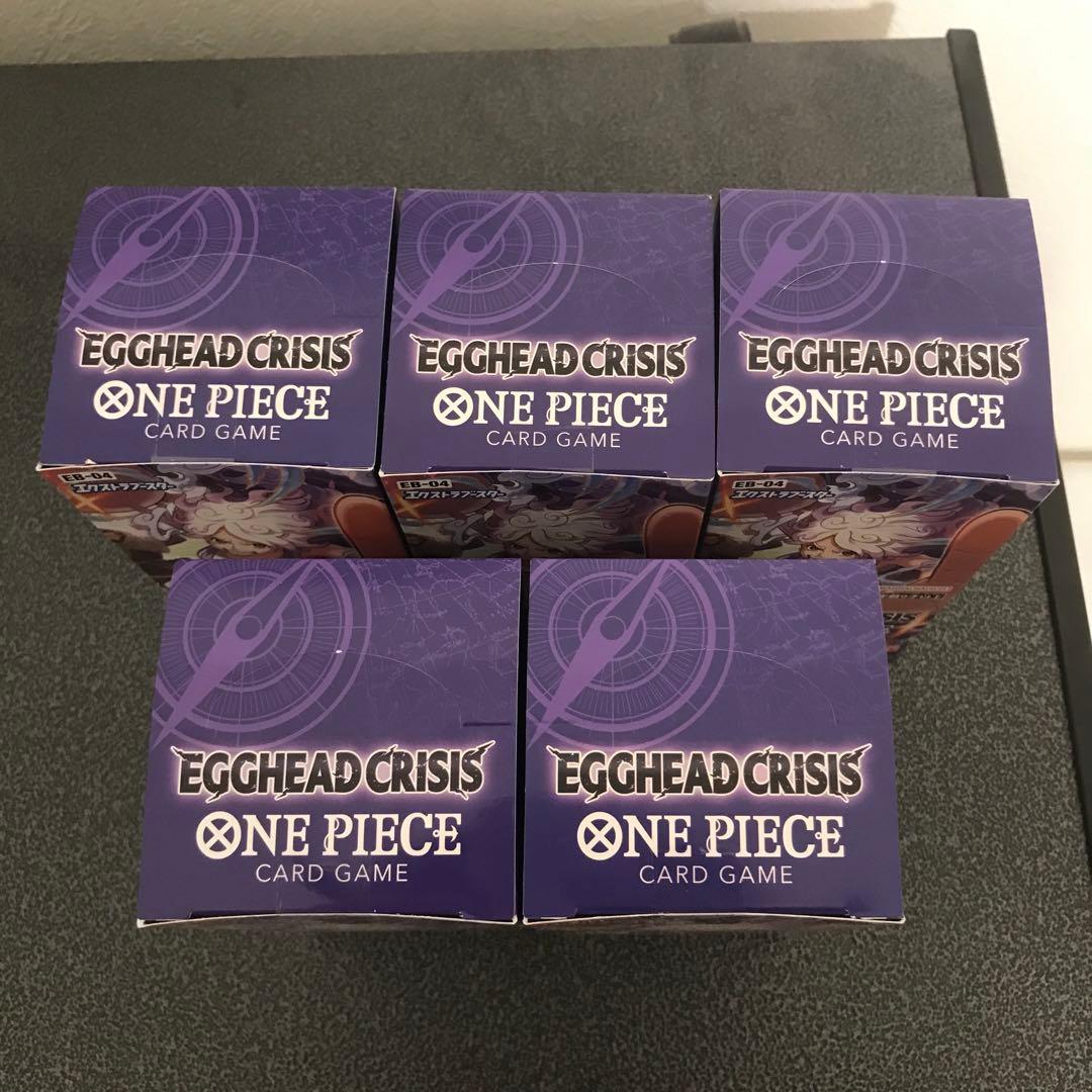 ワンピースカード エッグヘッドクライシス 5box - メルカリ