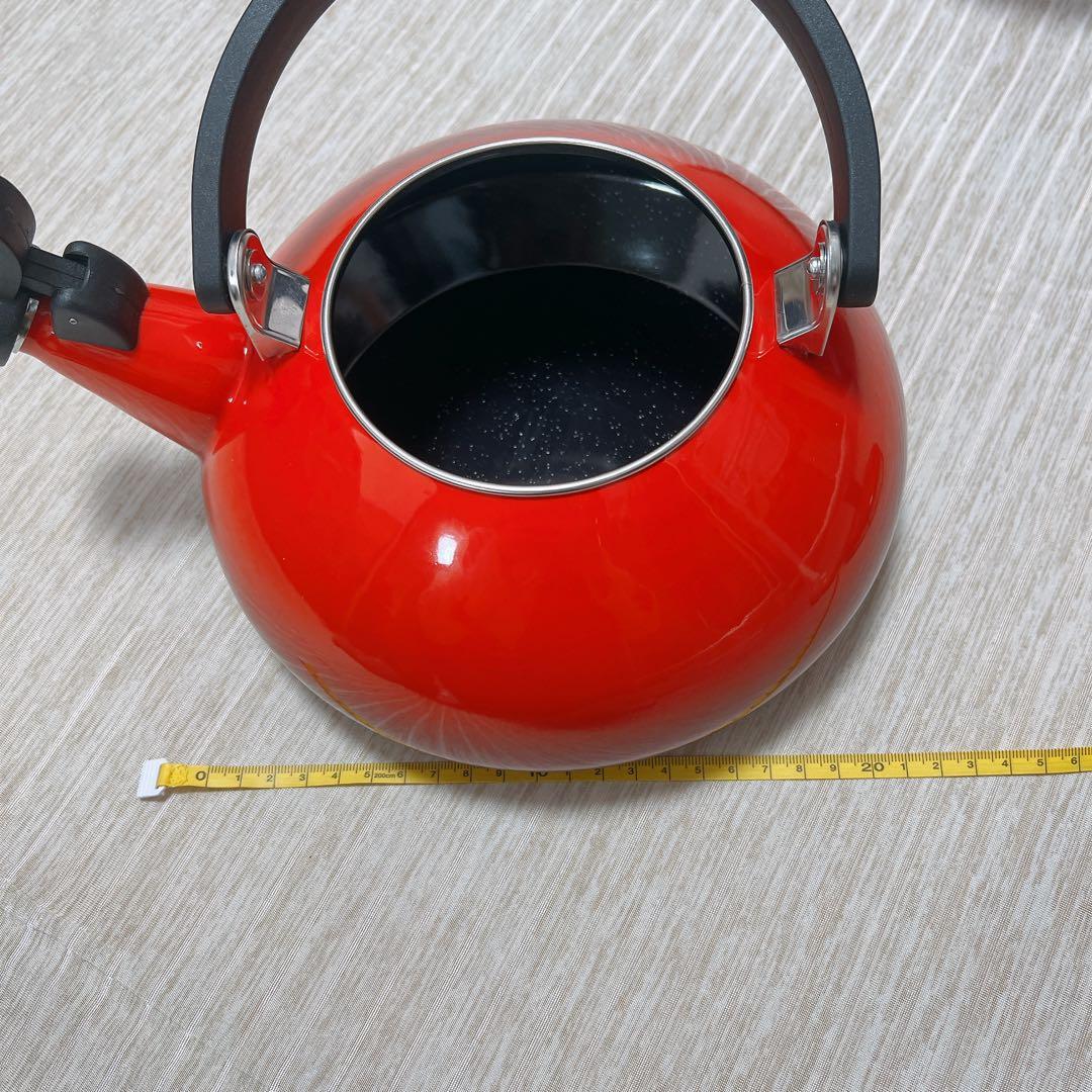 ル・クルーゼ　LE CREUSET ケトル　やかん　ガス火　IH 1.5L 赤