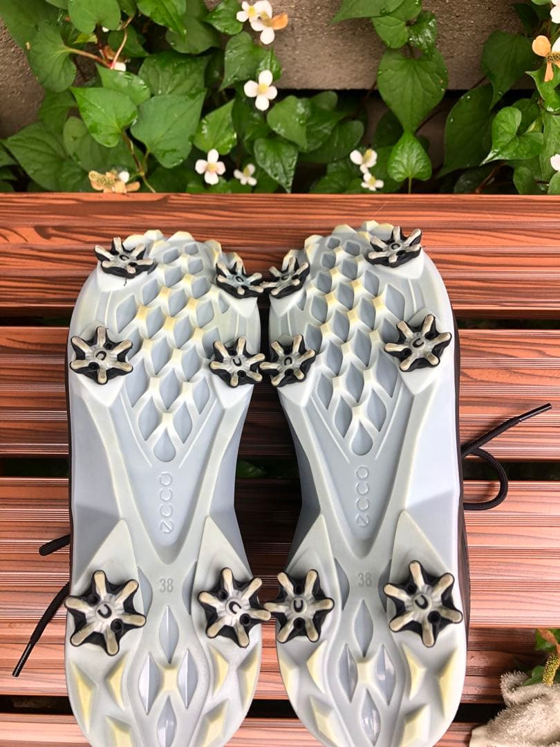 351番超美品ECCO BIOM G5 黒 38 24.0cmソフトスパイク - メルカリ