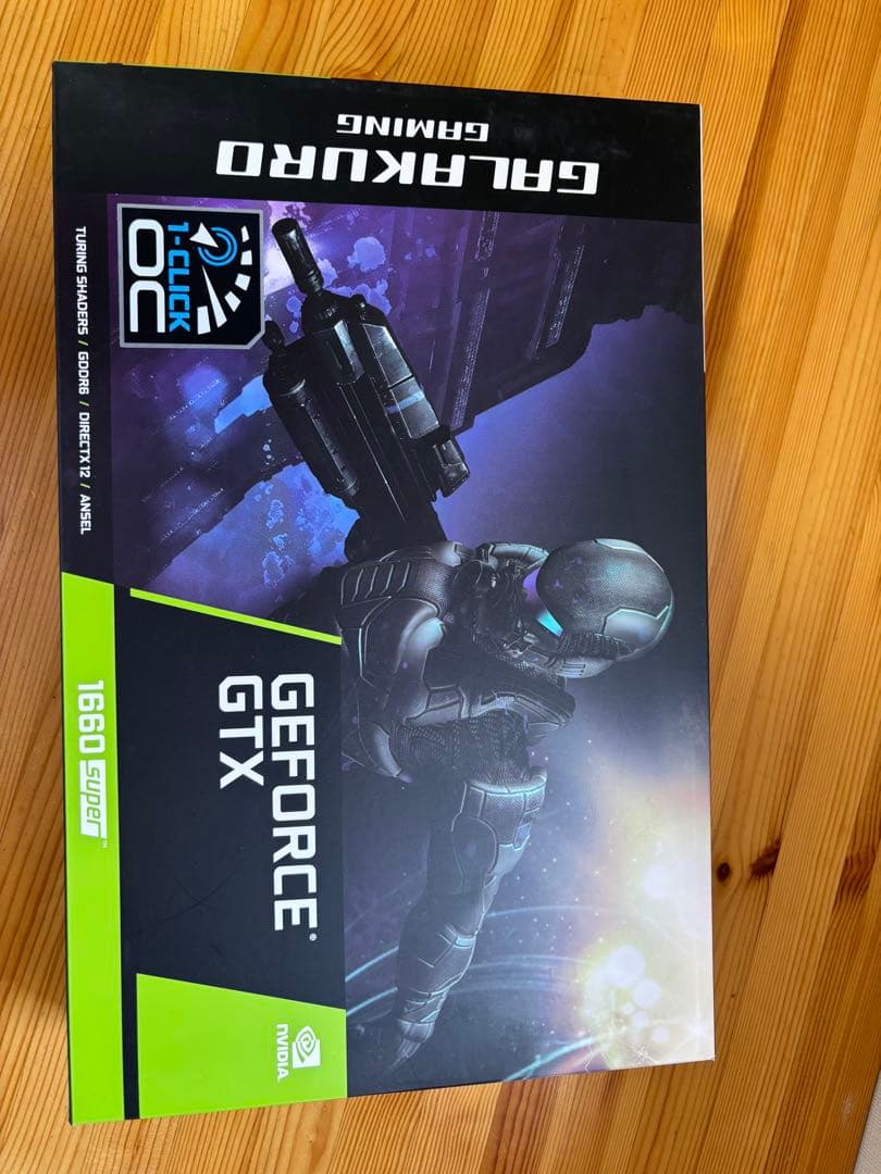 グラフィックボード・グラボ・ビデオカード GALAKURO GeForce GTX 1660 Super GALAKURO GAMING、「GeForce GTX 1660 SUPER」を搭載したビデオカード