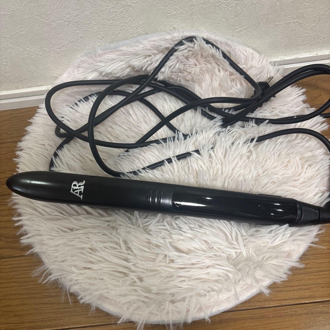 AR ストレートヘアアイロン ブラック アレティの2wayヘアアイロンは立ち上がり時間が早い時短アイテム