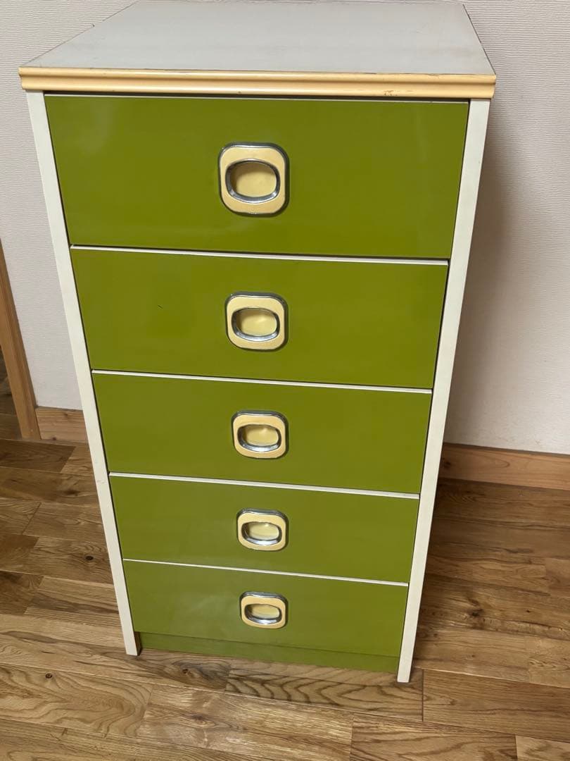 昭和 レトロポップ 5段タンス チェスト