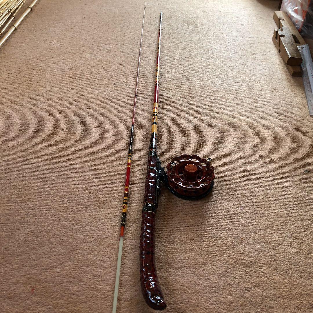 竹竿　自作（落とし込み） 和竿や自作釣竿の製作に布袋竹根付き1150-21.4-14.8(mm)【商品番号