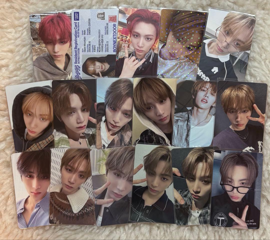 ボネクド　ボイネク　テサン　トレカ　no genre ラキドロ　まとめ売り BOYNEXTDOOR No Genre テサン トレカ｜Yahoo!フリマ（旧PayPayフリマ）