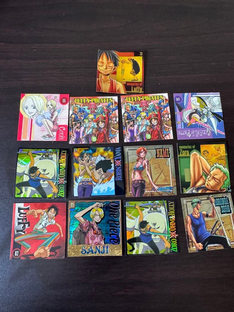 平成レトロ激レア ワンピース 森永シール 13枚セット レアシール有