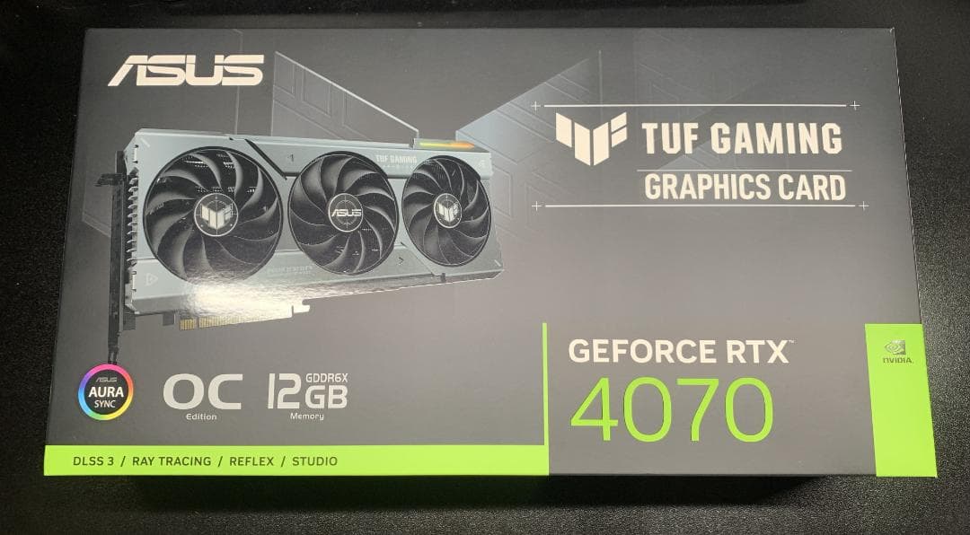 グラフィックボード・グラボ・ビデオカード ASUS TUF GAMING GeForce RTX 4070 Amazon | ASUS TUF Gaming NVIDIA GeForce RTX™ 4070 Ti OC White