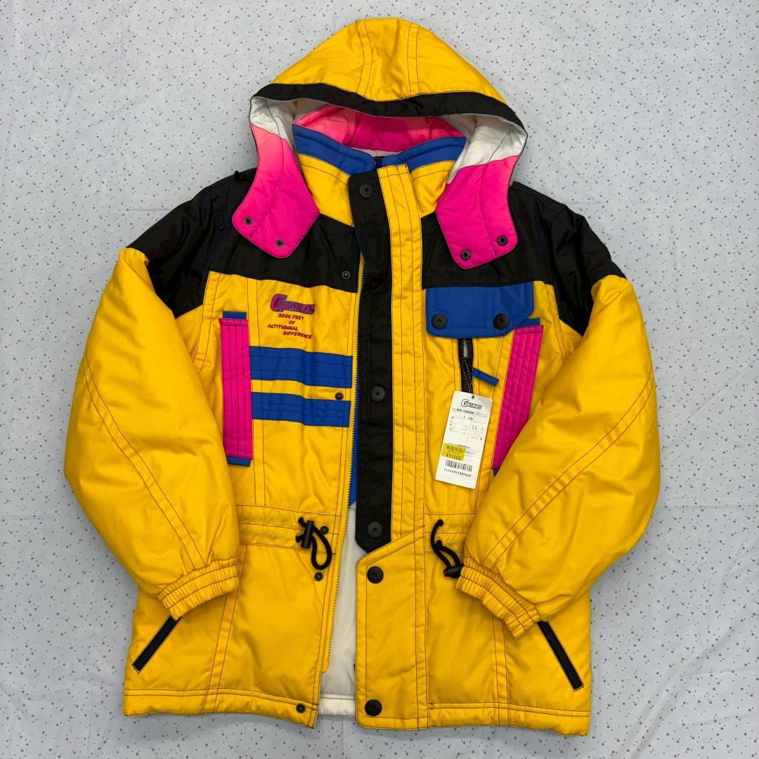 新品未使用】ゴールドウイン スキーウェア 上下セット M レトロ 派手